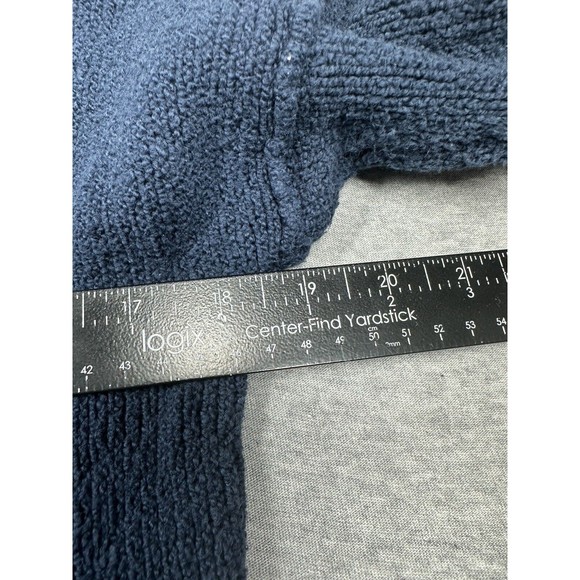 Abercrombie & Fitch Sweater Dark Navy Blue V-Neck Women Size XS - Picture 6 of 7